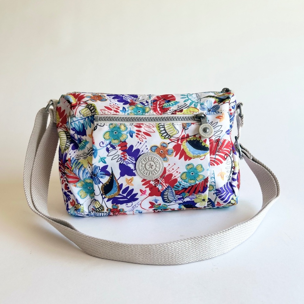 Kipling Multicolored Nylon Crossbody Shoulder Bag